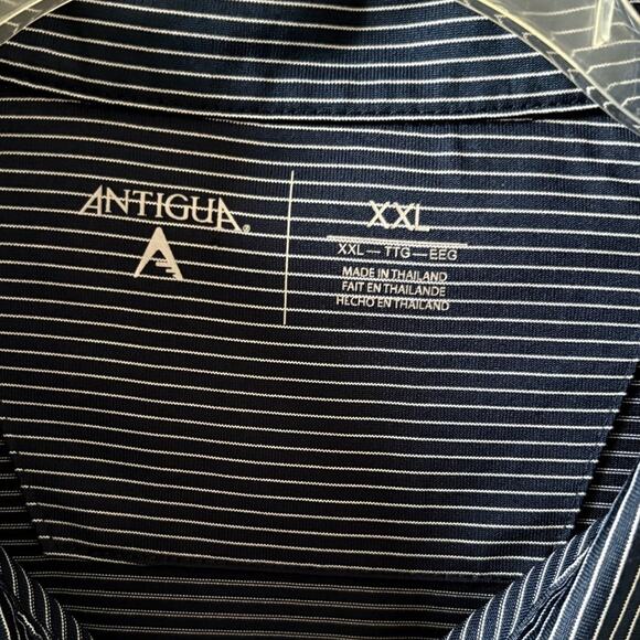 Antigua Quest Xavier X Embroidered Polo Shirt -Mens Size XXL - Picture 3 of 5